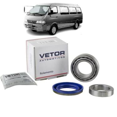 Imagem de Kit Rolamento Roda Traseira Kia Besta Gs Ranger Eixo 40mm4x4 - VETOR (