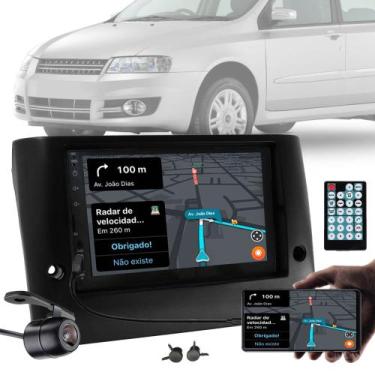 Imagem de Multimídia 2 Din 7" Polegadas Fiat Stilo 2003 até 2010 + Câmera de Ré 