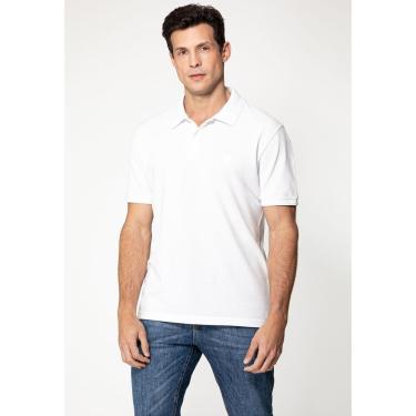 Imagem de Camisa Polo Guess Silk Gola Branco-Masculino