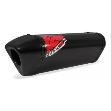 Imagem de Escape / Ponteira Coyote TRS Tri-Oval 200mm Alumínio - Fluo 125 ano 20