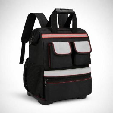 Imagem de Mochila para Ferramentas com Base Emborrachada Impermeável e Reforçada