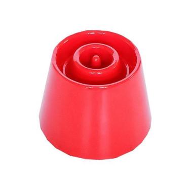 Imagem de Comedouro Alto e Lento Pet Games Dog Eat Vermelho para Cães - Tamanho 