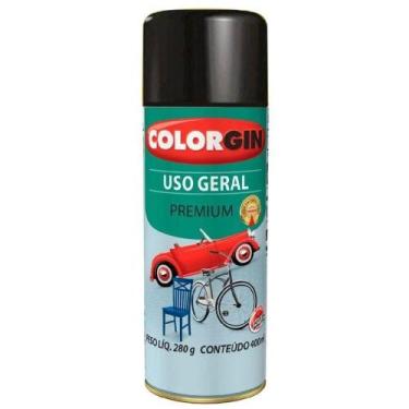 Imagem de Tinta Spray Marrom Barroco Para Geladeira 400ml 55271 Colorgin Tinta S