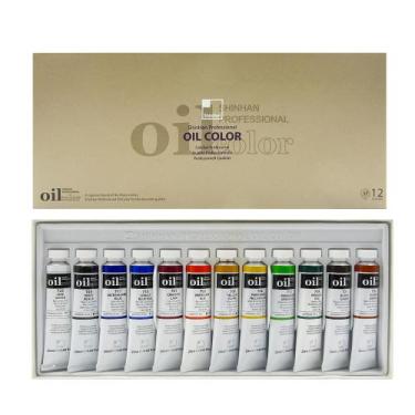 Imagem de Tinta a Óleo ShinHan Professional Oil Color com 12 Cores