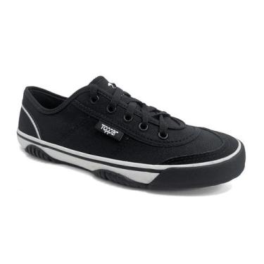 Imagem de Tenis Topper Futsal New Casual V 4124642 Preto/Branco, 43, Preto, Bran