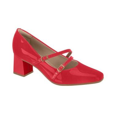 Imagem de Scarpin sapato boneca feminino salto grosso beira rio 4314.105, 36