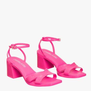 Imagem de Sandalia Petite Jolie Sketch Rosa Shock PJ5480, Rosa, 38