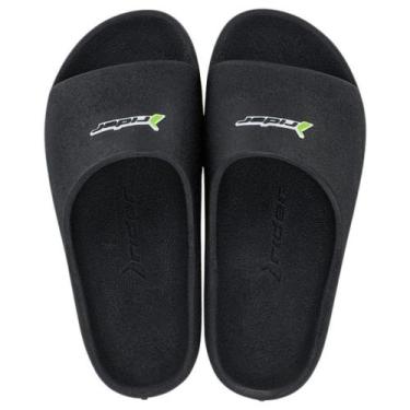 Imagem de Chinelo Slide Rider 11983 Drip Masculino, Preto, Branco, 38
