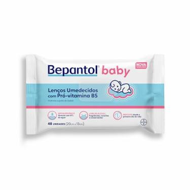 Imagem de Bepantol Baby Lenço Umedecido para Bebê, Hipoalergênico e Hidratante, 48 Unidades