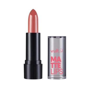 Imagem de Batom Matte Lips Rosa Magenta Alta Cobertura 3,8g Vult