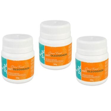 Imagem de Combo 3 Creme Facial Anti Oleosidade Pele Matte Sem Brilho - Nativa Br