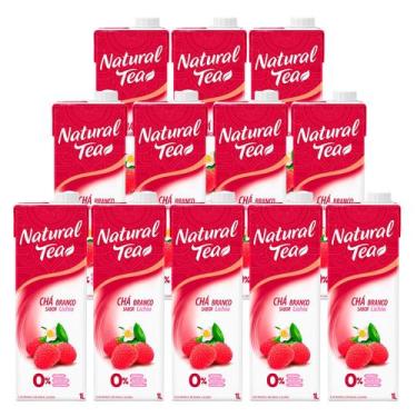 Imagem de Chá Branco Natural Tea Lichia 1l 12 Unidades