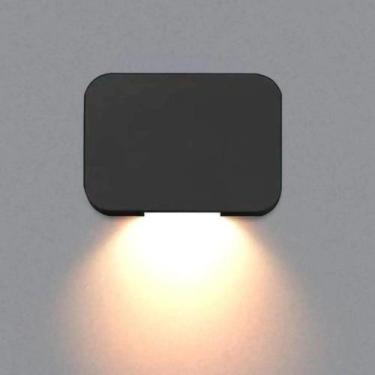Imagem de Balizador LED Pod Preto 1,5W 3000K Bivolt IP65 Externo Opus