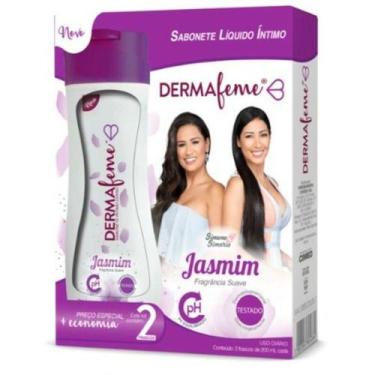 Imagem de Sabonete Íntimo Dermafeme jasmim, líquido, 200mL, 2 unidades - Cimed