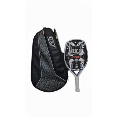 Imagem de Raquete oxy cyber 2025 + raqueteira oxy black carbon