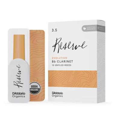 Imagem de Palheta Clarineta 3.5 (10) DAddario OrganicReserveEvolution - DD WOODW