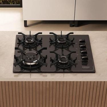 Imagem de Cooktop Itamaster 4 Bocas - Itatiaia - Preto, Bivolt