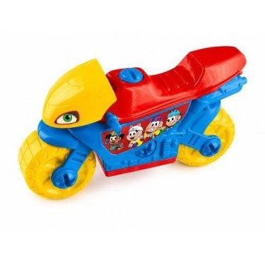 Imagem de Moto Infantil Cebolinha Veiculo Motorizado Crianca Brinquedo Seguro Re