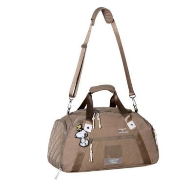 Imagem de Bolsa Meia Viagem e Academia Oficial SNOOPY SP26072 Taupe - Semax