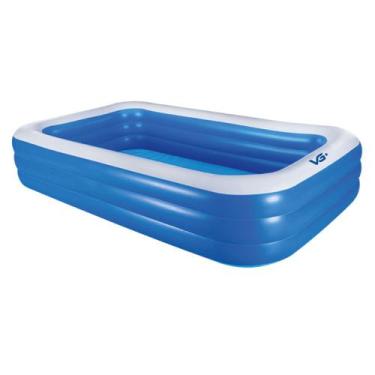 Imagem de Piscina Inflável 712 Litros Retangular Pvc 210 X 150 Cm VG+ - VG Plus