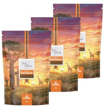 Imagem de Chá da Savana Chamel: Rooibos, Cacau, Laranja, Canela e Baunilha - 3 P