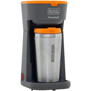 Imagem de Cafeteira Individual com Copo Térmico Inox  Black  Decker CM01 220V - 