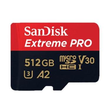 Imagem de Cartão de Memória 512gb Micro Sd Extreme Pro 200mbs Sandisk (Drones, C