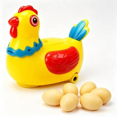 Imagem de Galinha Interativa Amarela Põe Ovos Infantil - BP VARIEDADES