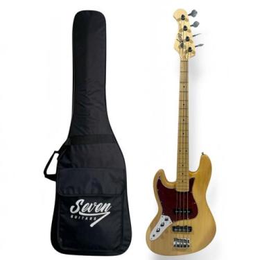 Imagem de Contrabaixo J.bass Seven Canhoto Sjb-47 LH NT 4c C/Bag - Seven Guitars