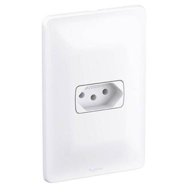 Imagem de Tomada Legrand Pial Zeffia - 2P+T - 10A - Branco - 680110