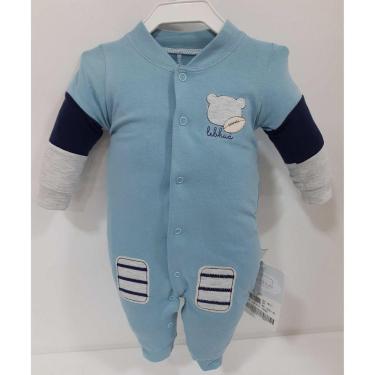 Imagem de Macacao Bebe Menino Malha Le Bhua / Paraiso Luxo 367
