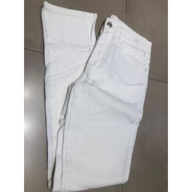 Imagem de Calça Fem Jeans Branco Com Elastano Skinny  42/44/48 - Machsou