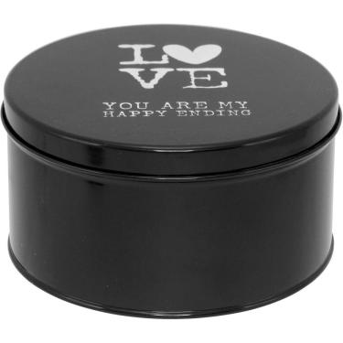 Imagem de LOVESTORY CAIXA ORGANIZADORA 8x15x15cm METAL PRETO