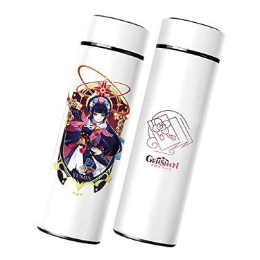 Imagem de Garrafa de água térmica Yun Jin, Genshin Impact Sports Bonita garrafa de bebida isolada para casa escola viagens ao ar livre