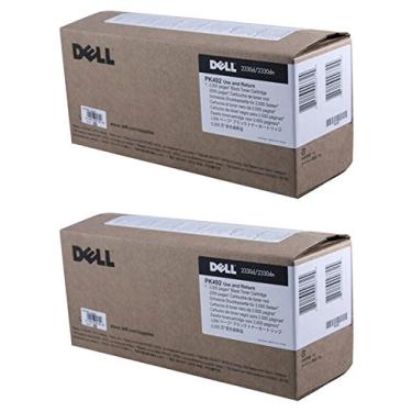 Imagem de Dell Cartucho de toner PK492 pacote com 2 para impressoras laser 2330D, 2330DN, 2350D, 2350DN