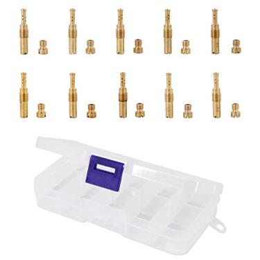 Imagem de Kit principal de carburador KIPA 10 peças e 10 peças de jato de travesseiro lento para PWK Keihin OKO CVK PWM