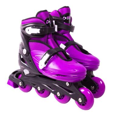 Imagem de Patins Roller In-line Radical Ajustável Roxo (p 28-31)