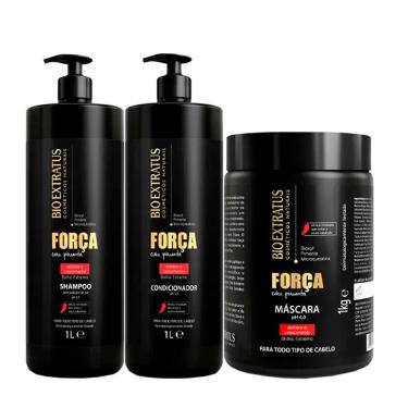 Imagem de Kit Bio Extratus Força Com Pimenta - 3 Produtos