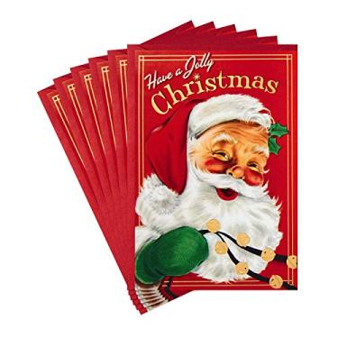 Imagem de Hallmark Pacote de cartões de Natal, Natal alegre (6 cartões com envelopes)