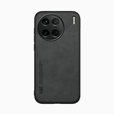 Imagem de Kepuch Silklike Capa para Vivo X90 Pro - Case Placa de Metal Embutida para Vivo X90 Pro - Preto