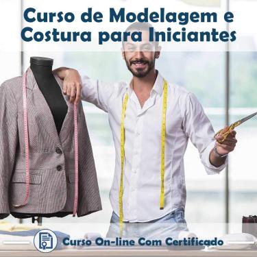 Imagem de Curso online em Videoaula de Modelagem e Costura para iniciantes com Certificado + 2 brindes