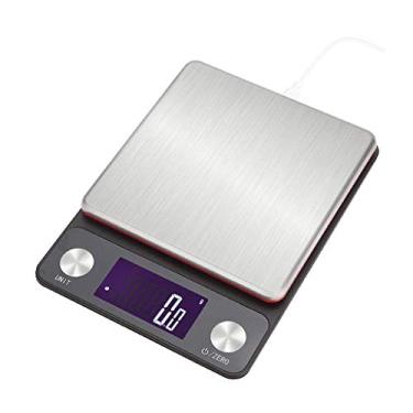 Imagem de balanças de alimentos peso digital, balanças de cozinha balanças de cozinha digitais pesando panificação cozinhar balança de alimentos de aço inoxidável para cozinhar e assar