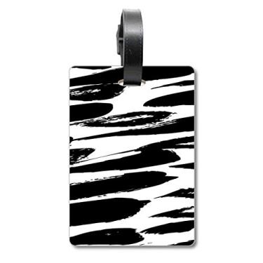 Imagem de Pincel de pintura chinesa com textura para mala, etiqueta para cartão de bagagem