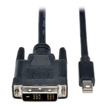Imagem de Tripp Lite Adaptador de cabo Mini DisplayPort para DVI, MDP para DVI (M/M), MDP2DVI, 1080p, 1,8 m (P586-006-DVI)