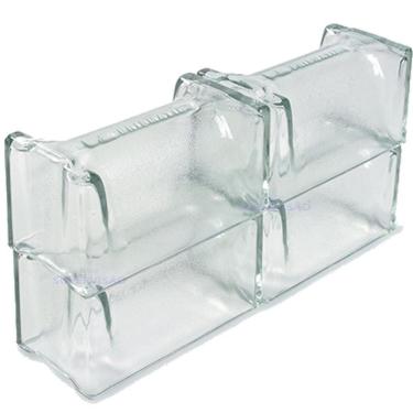 Imagem de 08 Tijolo Elemento Vazado Cobogó Em Vidro - Capela