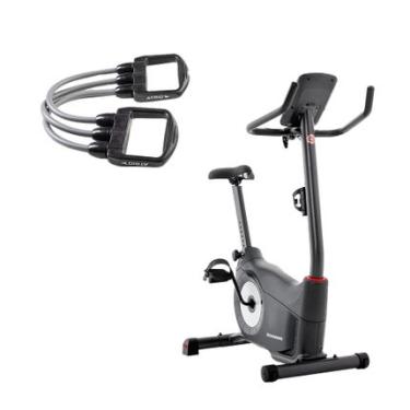 Imagem de Combo Fitness - Bike Ergométrica Vertical Schwinn e Expansor Fitness Preto Wellness - ES2330K ES2330K