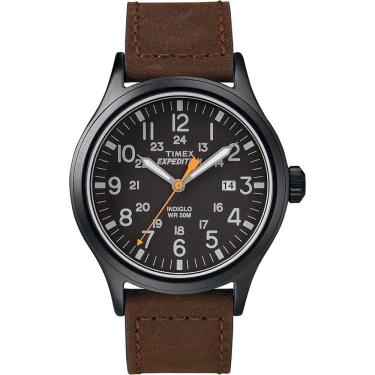 Imagem de Relógio Expedition Scout 40mm Masculino com Pulseira em Couro - Aventure-se com Estilo