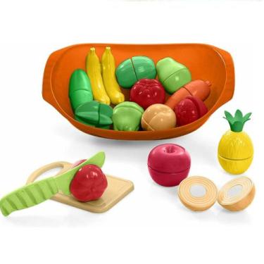 Imagem de Frutinhas E Legumes De Brinquedo Nutri Cozinha Sortidos - Calesita