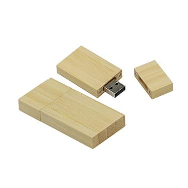Imagem de Flash Drive USB de madeira de 64 GB de 8 GB, pen drives de memória, pen drive USB 2.0, pen drive, armazenamento de data, pendrive, pendrive, armazenamento externo (bambu)
