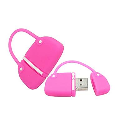 Imagem de Pen Drive USB em forma de bolsa de 32 GB, pen drive de memória, pen drives USB Flash Disk Thumb Drive U Disk USB Drive USB 2.0 Pen Drive PenDrive (rosa)